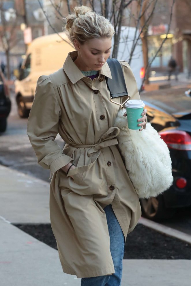 Elsa Hosk - Out and about in Tribeca New York