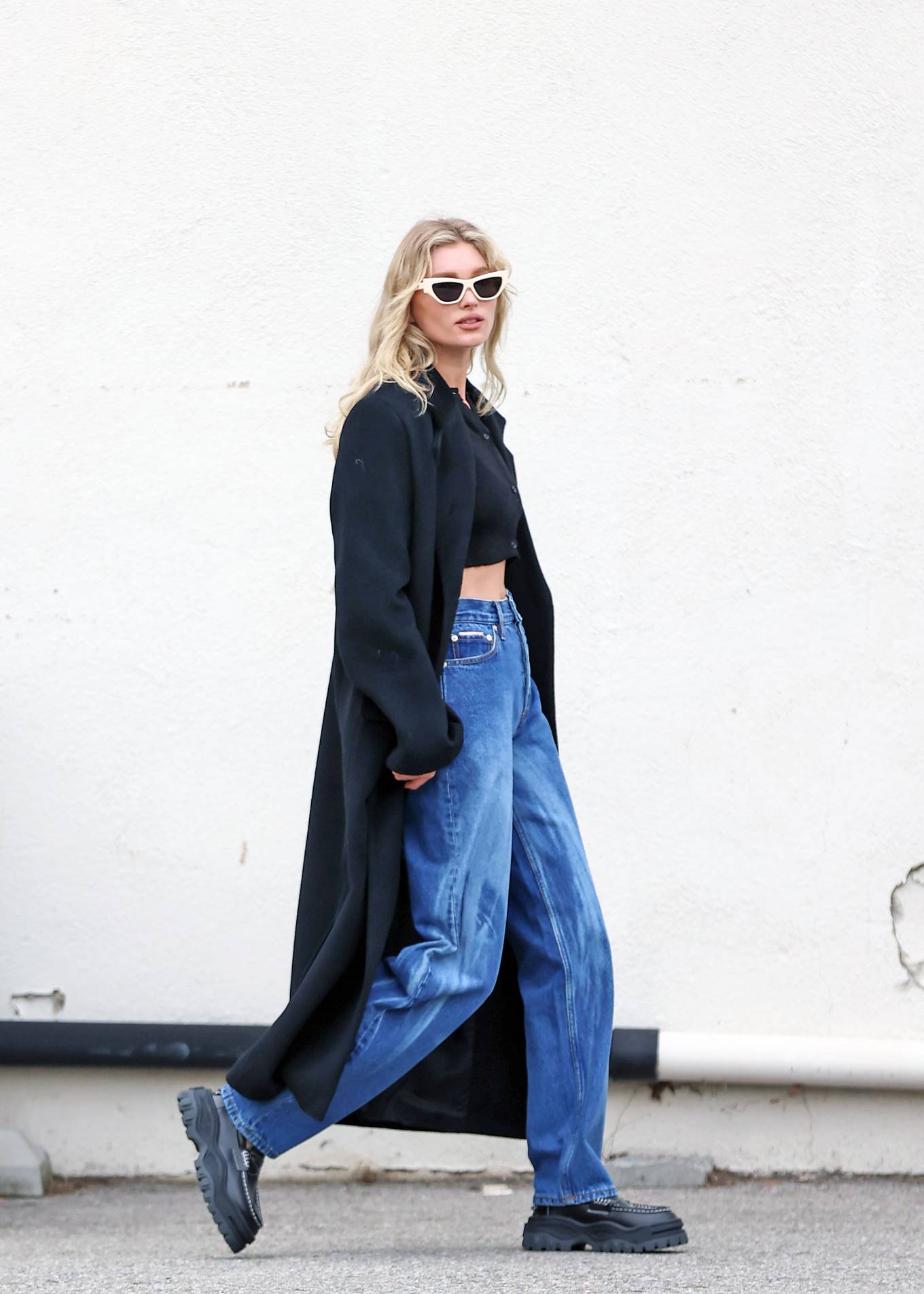 Elsa Hosk - With baggy faded jeans out in Pasadena-07 | GotCeleb