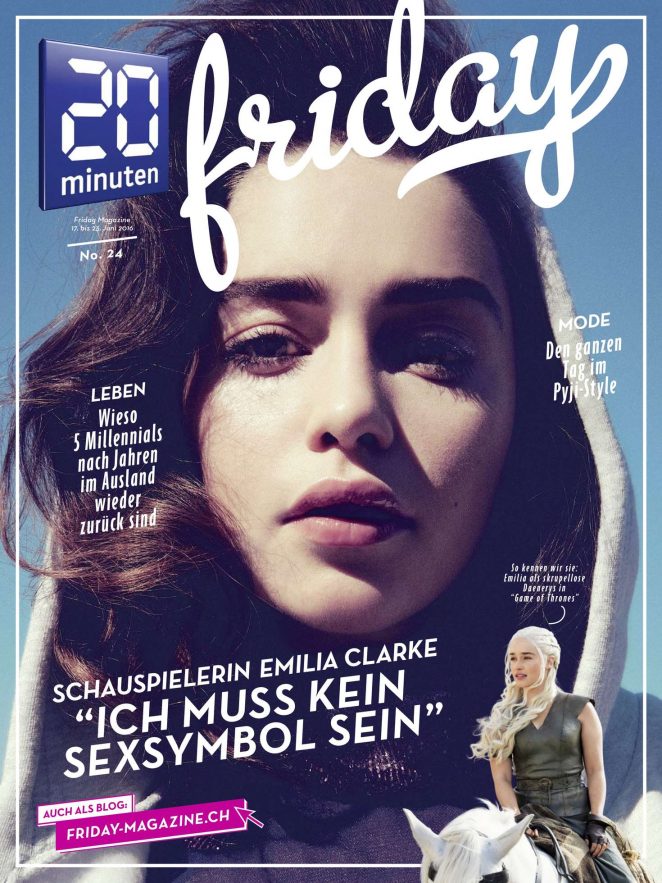 Emilia Clarke - 20 Minuten Magazine (June 2016)