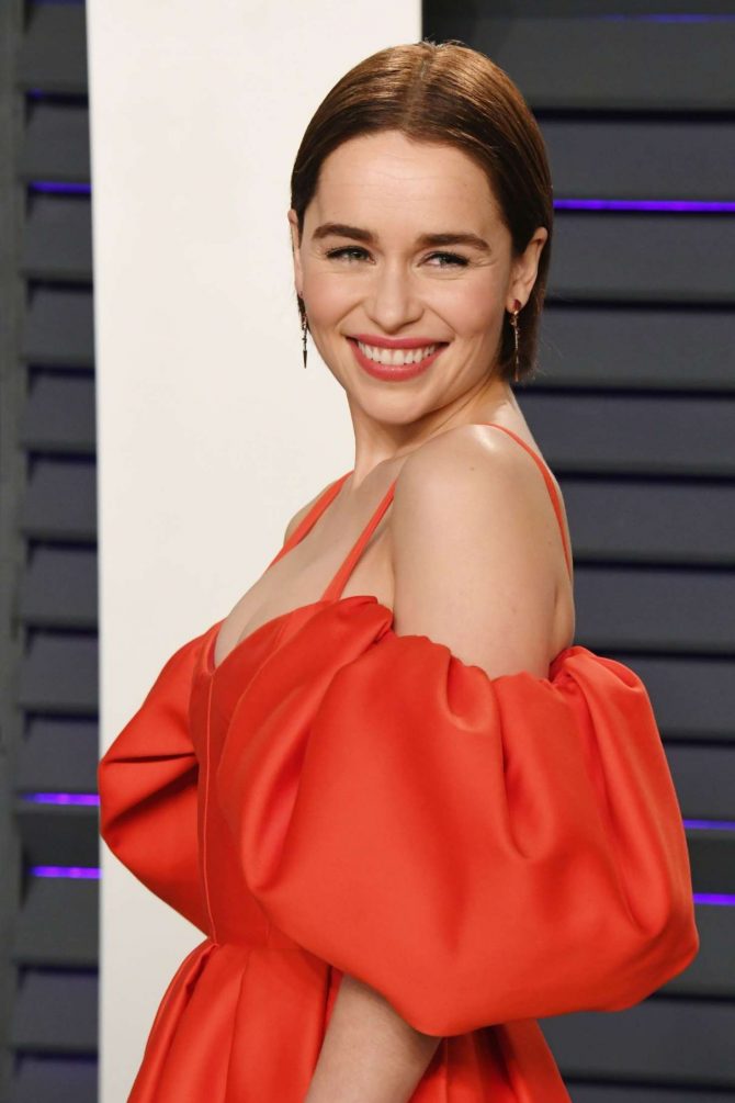 Emilia Clarke - 2019 Vanity Fair Oscar Party in Beverly Hills