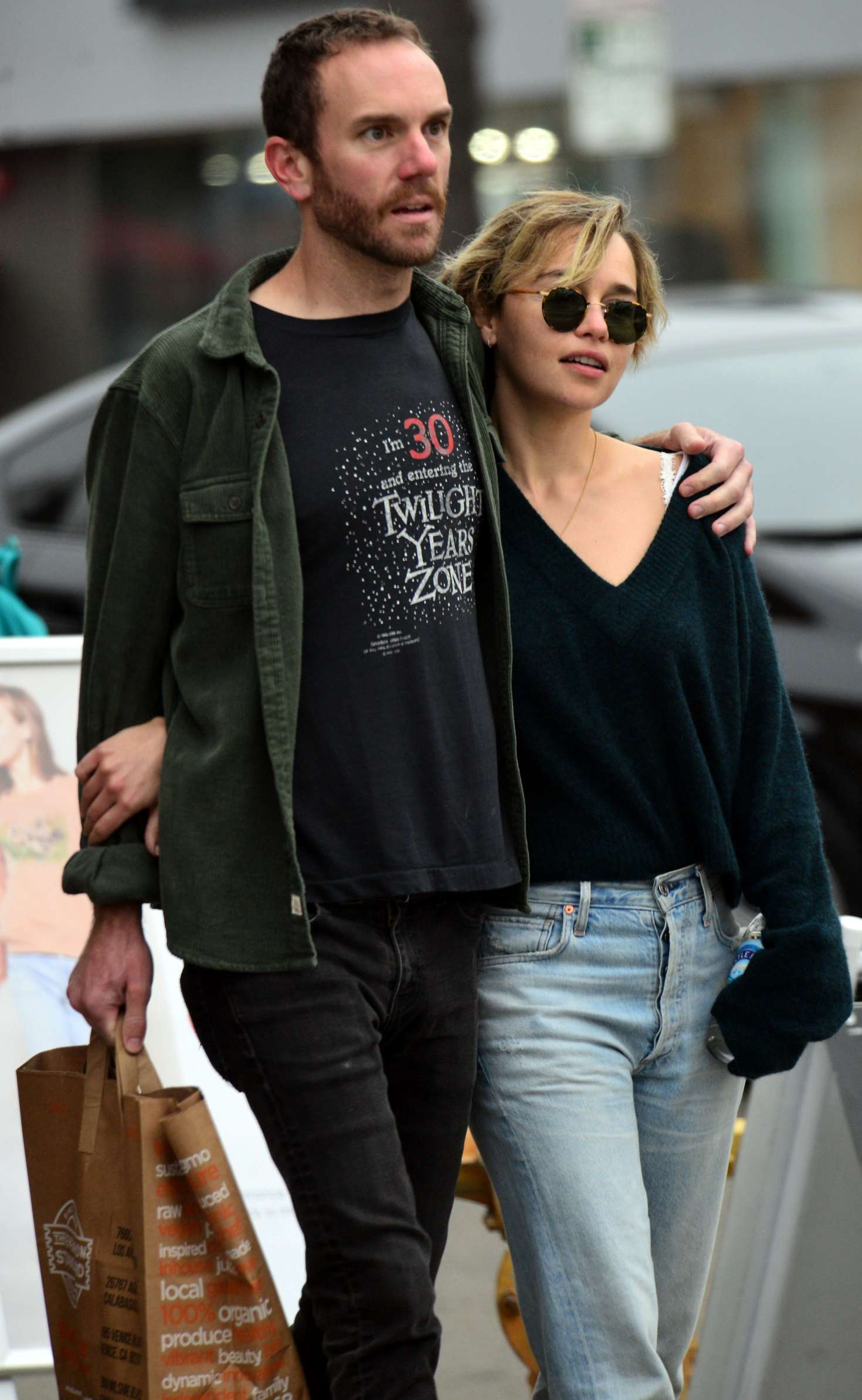 Emilia Clarke and boyfriend Charlie McDowel: Out in Venice -09 | GotCeleb