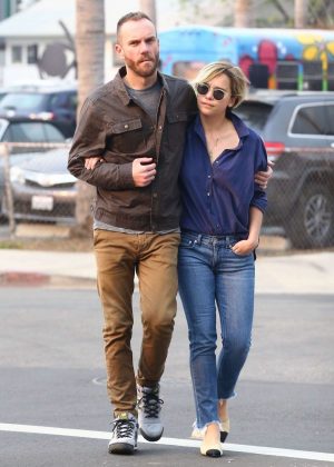 Emilia Clarke and Charlie McDowell - Out in Venice Beach