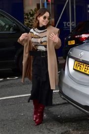 Emilia Clarke - Arrives at Radio 2 in London