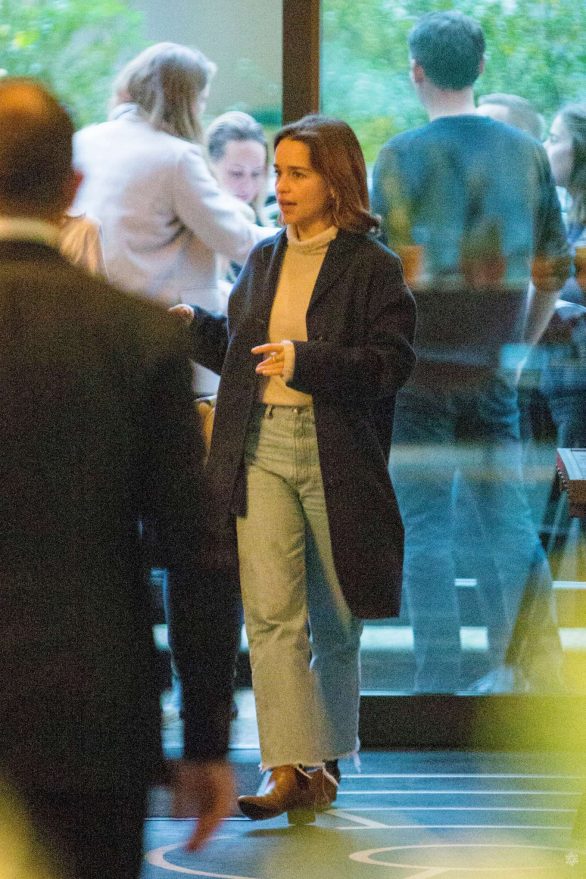 Emilia Clarke - Arrives at Soho House Berlin in Berlin