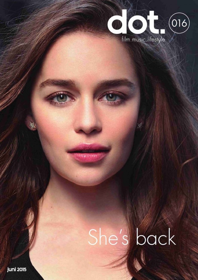 Emilia Clarke - Dot Magazine Cover (June 2015)