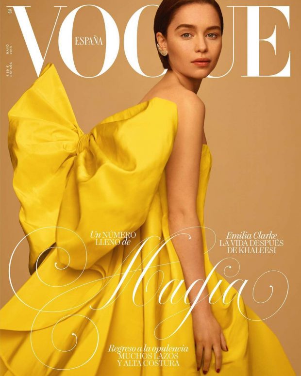 Emilia Clarke for Vogue Espana Cover (May 2019)