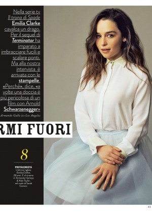 Emilia Clarke - Grazia Italy Magazine (July 2015)