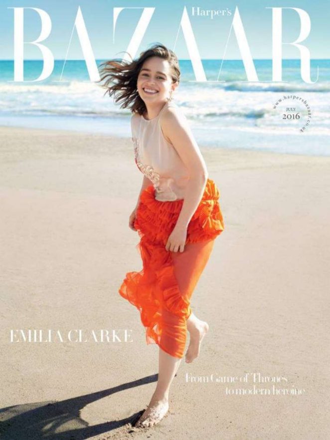Emilia Clarke - Harper's Bazaar UK Cover (July 2016)