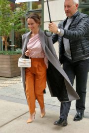Emilia Clarke - Leaving her hotel in New York City
