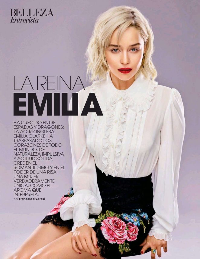 Emilia Clarke - Marie Claire Spain Magazine (February 2018)
