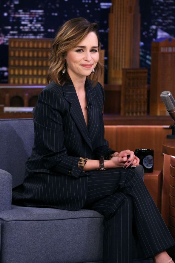 Emilia Clarke - On 'The Tonight Show Starring Jimmy Fallon' in NYC