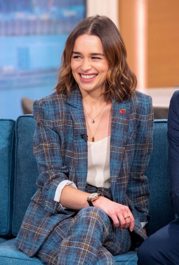 Emilia Clarke - On This Morning TV in London