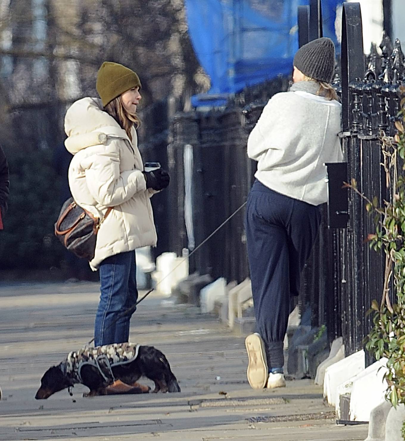 Emilia Clarke 2021 : Emilia Clarke – Out with her dog in London-24