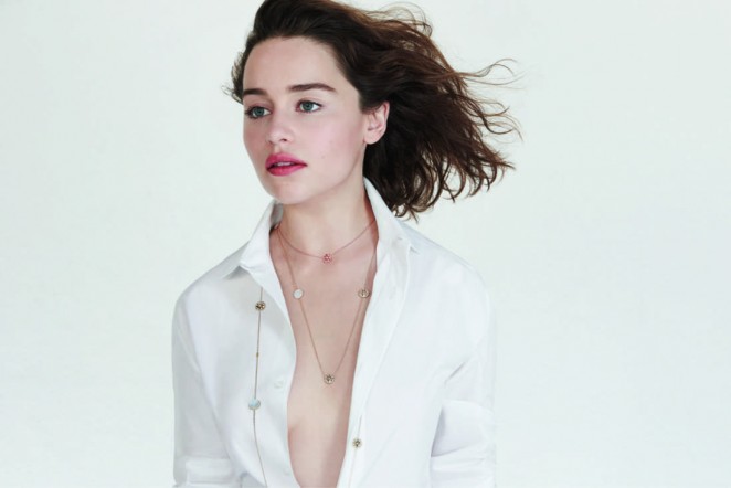 Emilia Clarke - Dior Rose des Vents Jewelry Shoot 2015