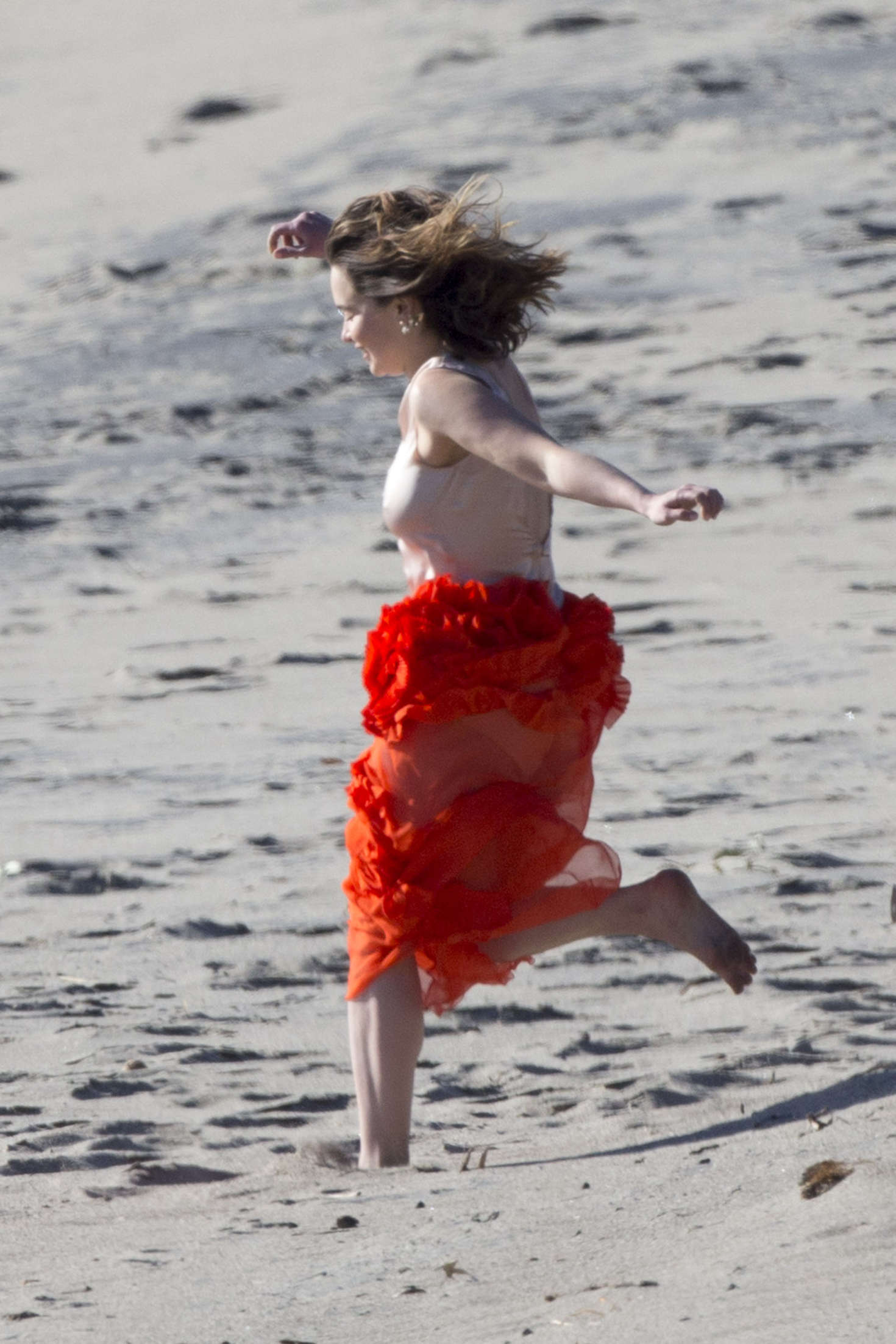 Emilia Clarke - Poses for a fashion shoot in Malibu. 