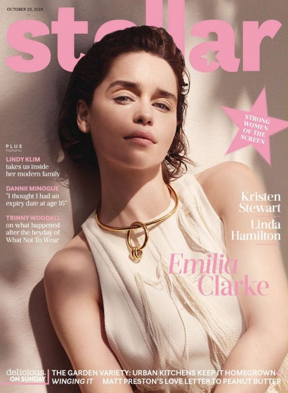 Emilia Clarke - Stellar Cover Magazine (October 2019)