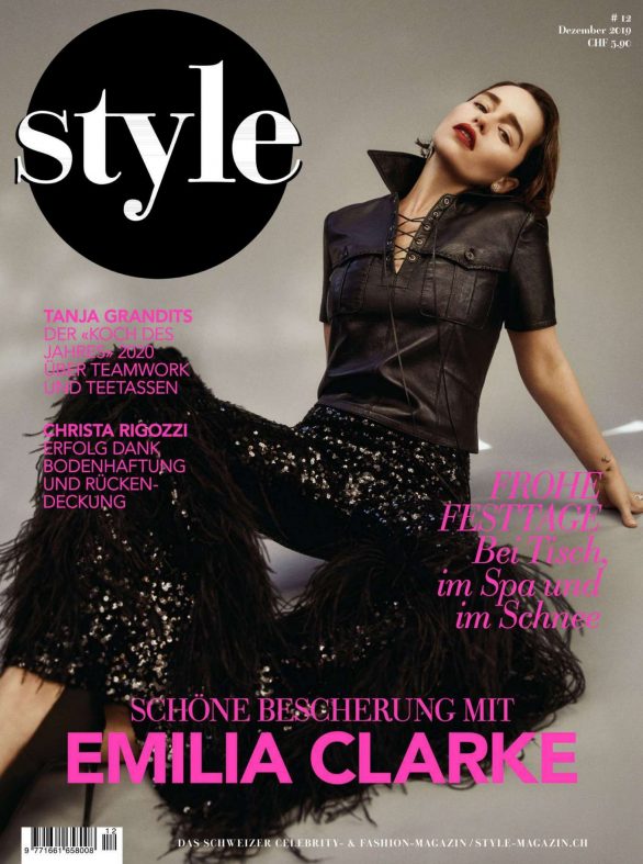 Emilia Clarke - Style Deutschland Magazine (December 2019)