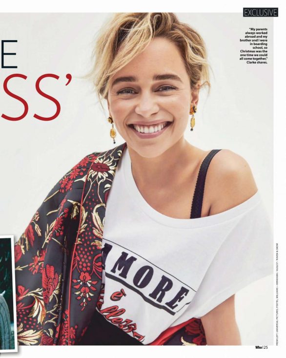 Emilia Clarke - Who Magazine (October 2019)