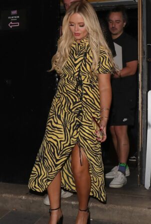 Emily Atack - Leaves The Clapham Grand at midnight in London
