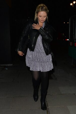 Emily Atack - Night out in London