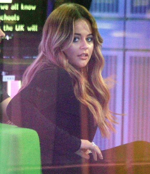 Emily Atack - On the BBC's 'The One Show' in London