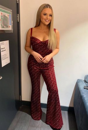 Emily Atack - Pictured at The Jonathan Ross Show