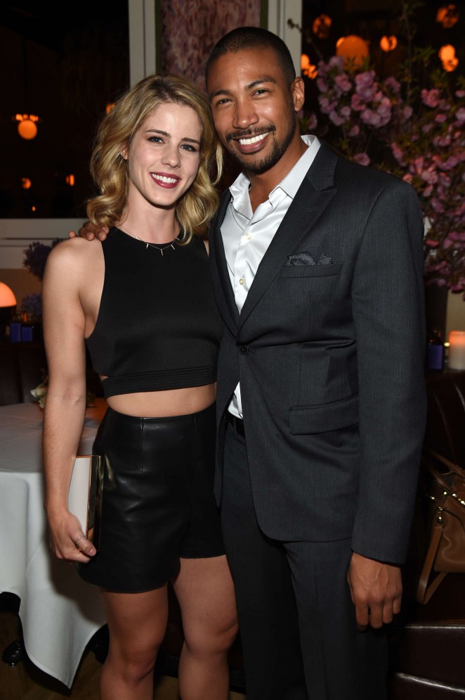 Emily Bett Rickards - 2015 CW Upfront Party in New York