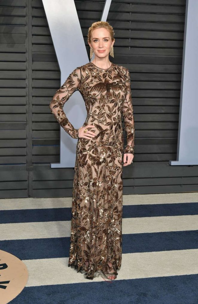 Emily Blunt - 2018 Vanity Fair Oscar Party in Hollywood