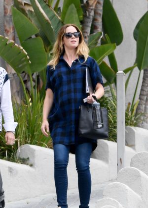 Emily Blunt out in Beverly Hills