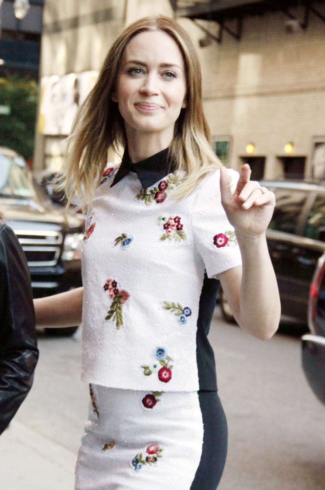 Emily Blunt - 'The Late Show with Stephen Colbert' in NYC