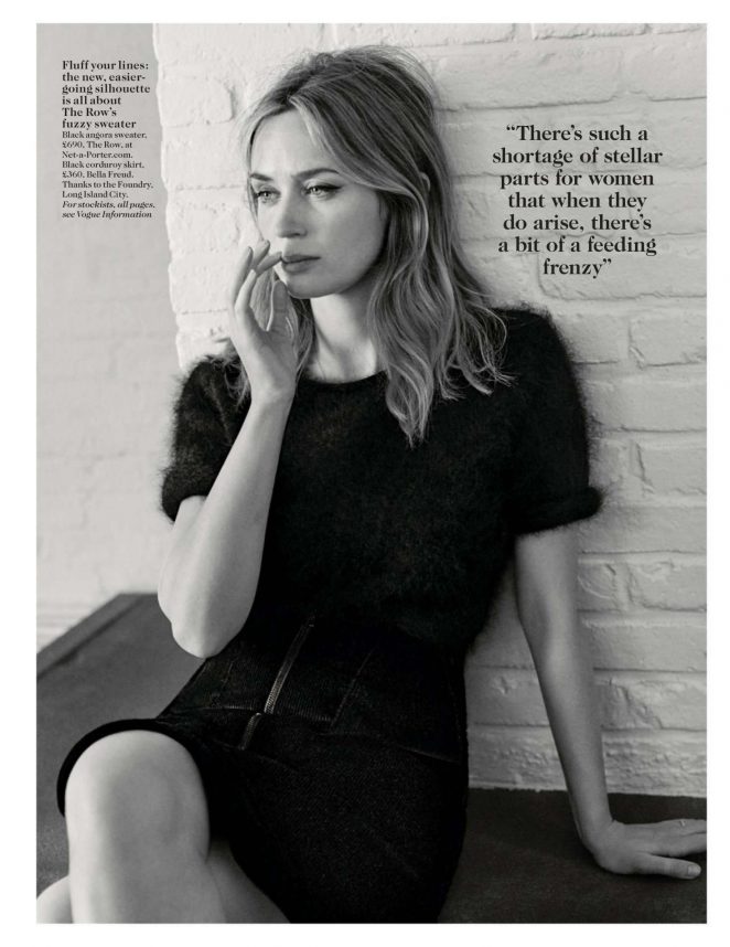 Emily Blunt - Vogue UK Magazine (November 2016)