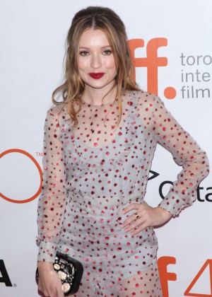 Emily Browning - 'Legend' Premiere at 2015 TIFF in Toronto