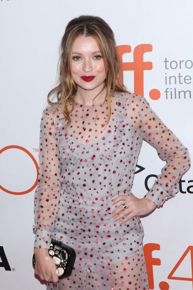Emily Browning - 'Legend' Premiere at 2015 TIFF in Toronto