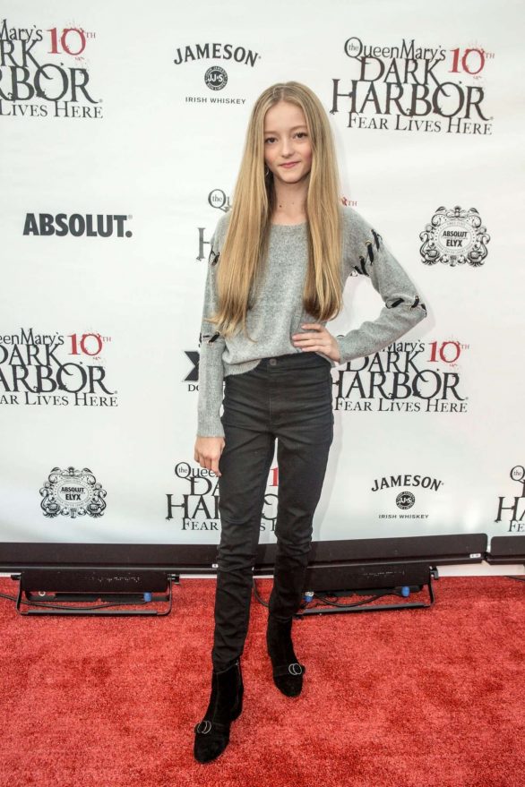 Emily Dobson - Queen Mary's 10th Annual Dark Harbor Media and VIP Night in Long Beach