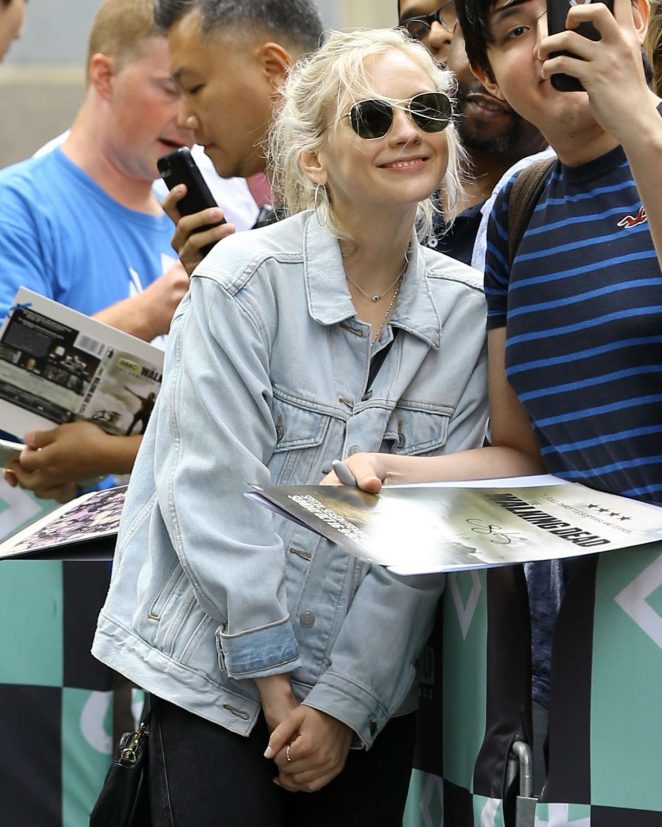 Emily Kinney - Arriving at AOL Build Series in New York City