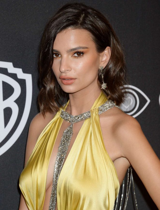 Emily Ratajkowski - 2017 InStyle and Warner Bros Golden Globes After Party in LA