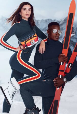 Emily Ratajkowski - Michael Kors x Ellesse Ski Collection 2022