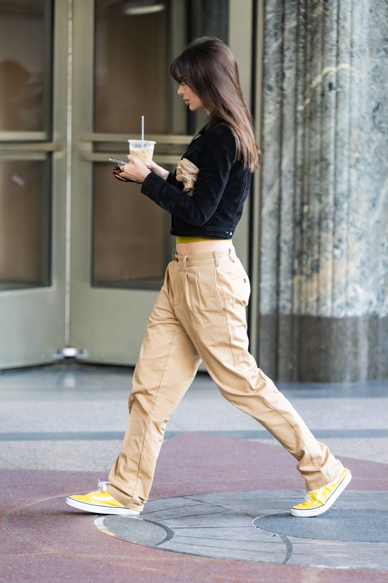 Emily Ratajkowski 2023 : Emily Ratajkowski – Spotted while arriving at Sony to tape her podcast in New York-09
