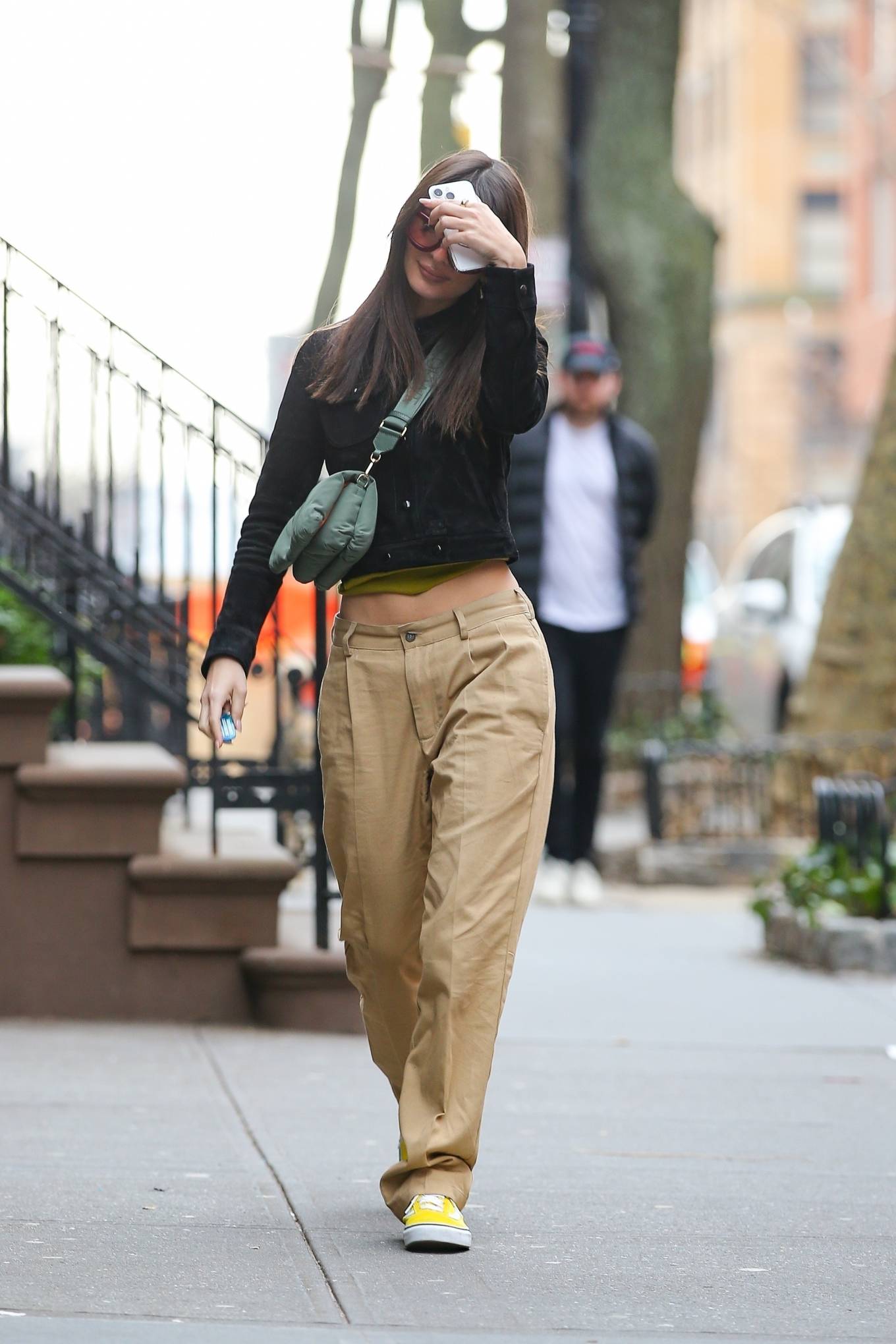 Emily Ratajkowski 2023 : Emily Ratajkowski – Spotted while arriving at Sony to tape her podcast in New York-24