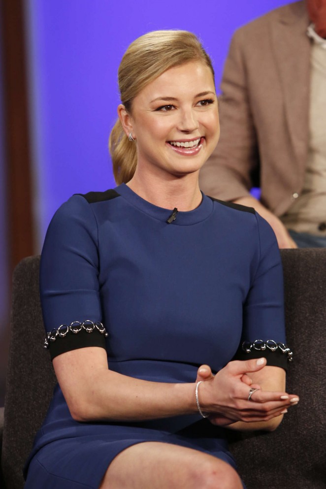 Emily VanCamp at 'Jimmy Kimmel Live' in Hollywood