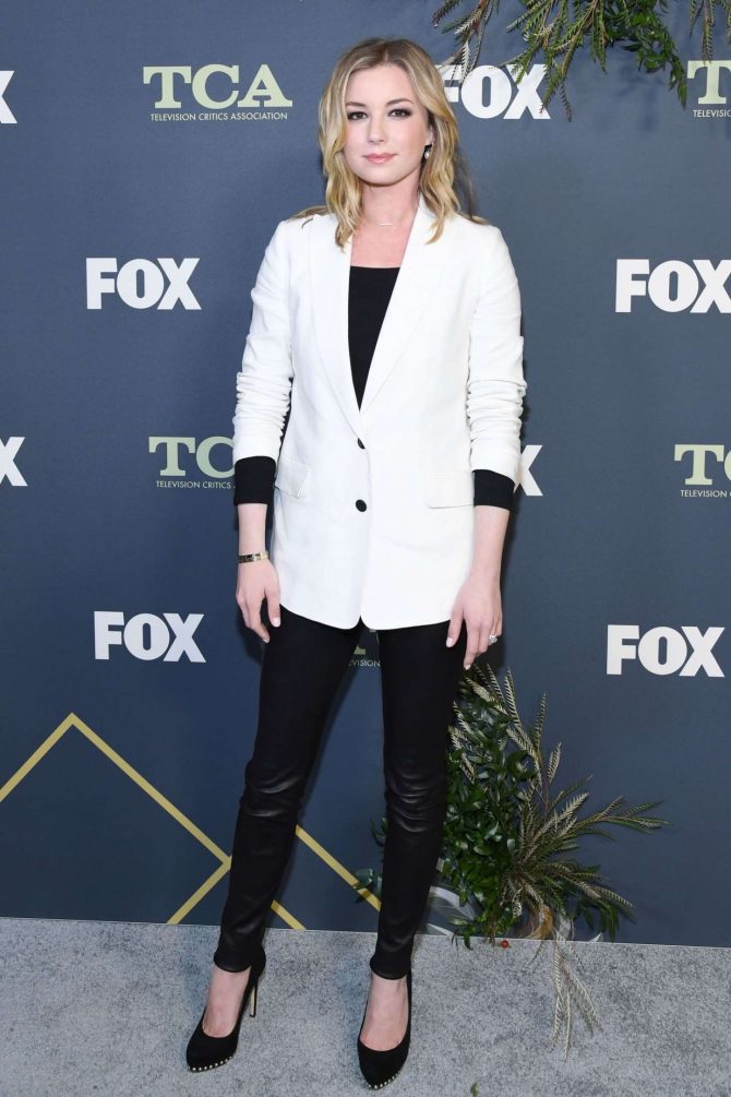 Emily VanCamp - Fox Winter TCA 2019 in Los Angeles