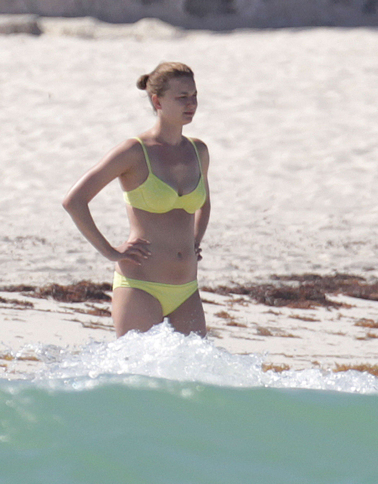 Emily VanCamp 2015 : Emily VanCamp in Yellow Bikini -15. 