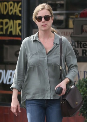 Emily VanCamp in Jeans Shopping in West Hollywood
