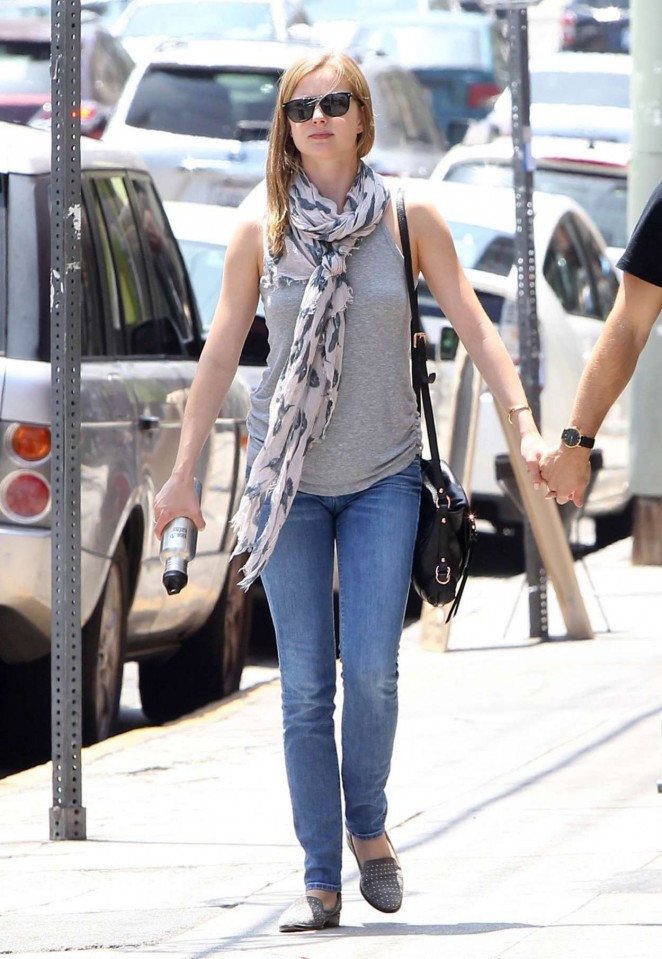 Emily Vancamp in Jeans Out in Beverly Hills