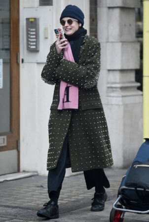 Emma Corrin - Seen while out in Central London