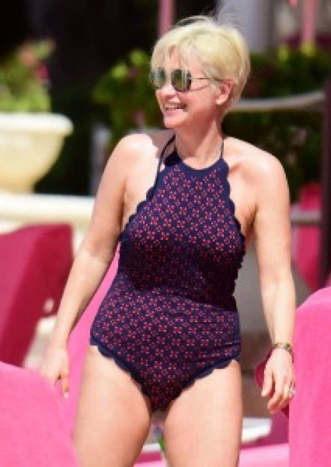 Emma Forbes in Swimsuit in Barbados