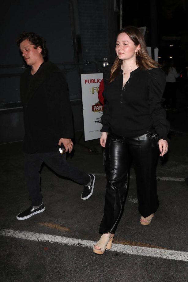 Emma Kenney - Leaving Paris Hilton's concert at the Fonda Theatre in Hollywood