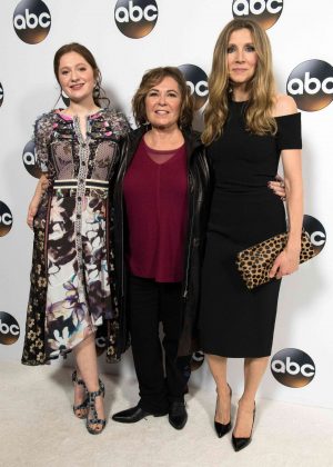 Emma Kenney, Sarah Chalke and Roseanne Barr - Disney ABC TCA Winter Press Tour 2018 in Pasadena