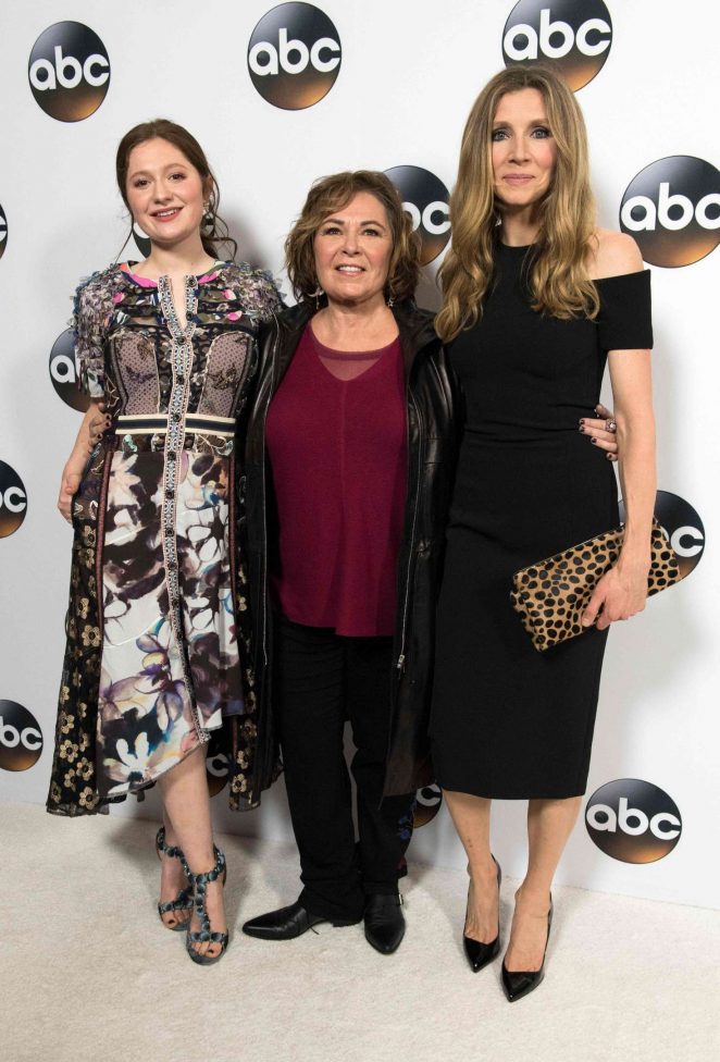 Emma Kenney, Sarah Chalke and Roseanne Barr - Disney ABC TCA Winter Press Tour 2018 in Pasadena