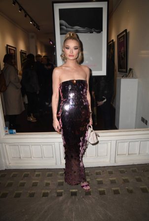 Emma Rigby - Attends the Mr. Controversial private view at SandP Gallery in London